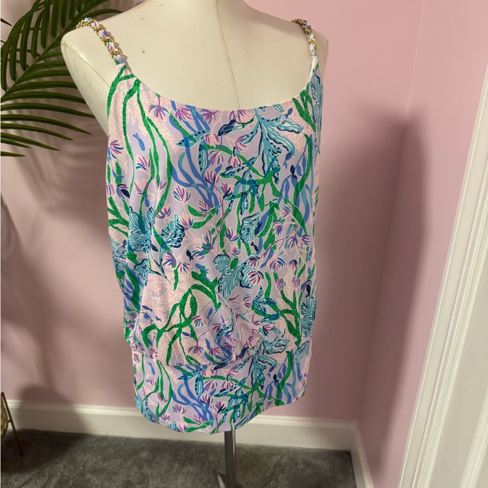 Lilly Pulitzer Vibrant Floral Tank Top